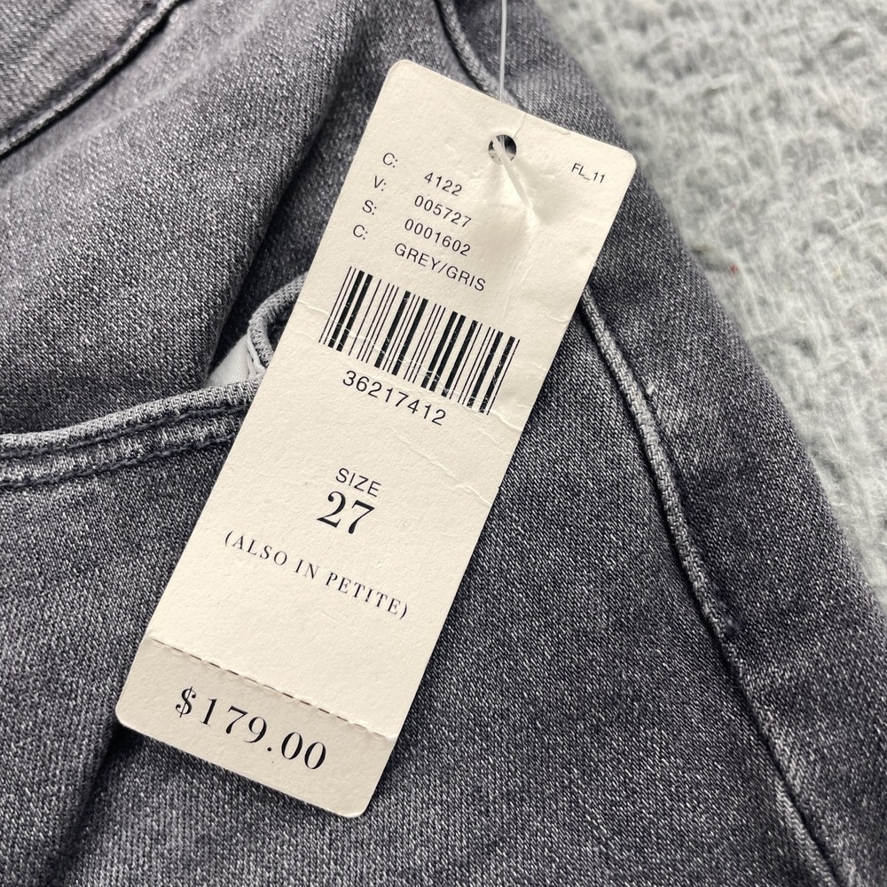 Paige Jeans Womens 27 Gray Verdugo Mid Rise Ultra Skinny Transcend NEW NWT 179$ - Picture 4 of 12